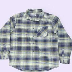 Under Armour Green and Blue Plaid Shirt